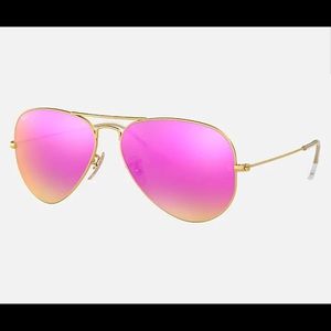 Ray-Ban Aviator Flash Pink Lenses
